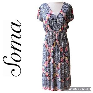 SOMA Floral Lounge Dress